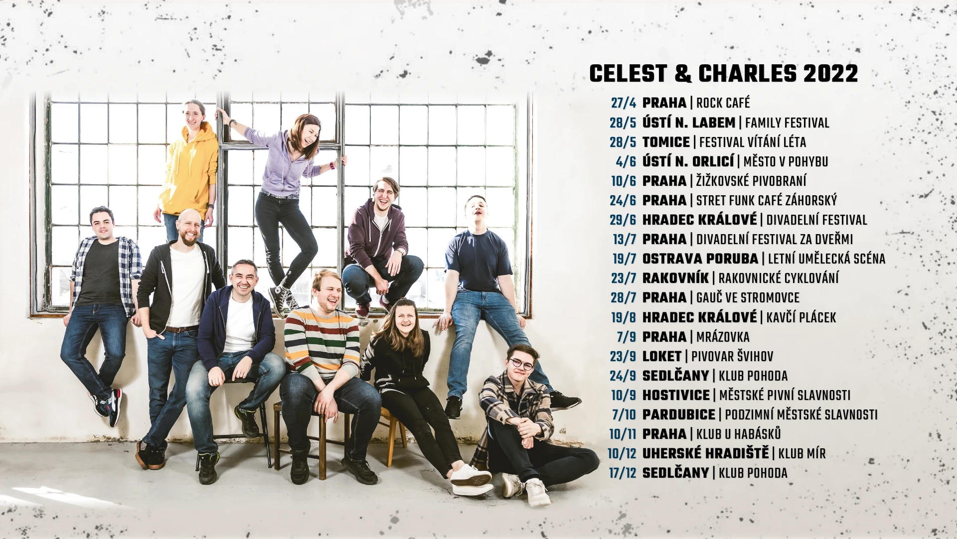 Odehrané koncerty v roce 2023